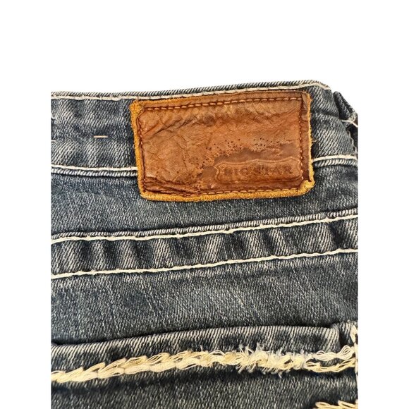 Big Star Sweet Skinny Ultra-Low Fit Womens Jeans 26R Medium Wash Stretch Denim - Picture 3 of 9